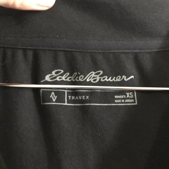 Eddie Bauer black Balance travex v-neck dress - Picture 4 of 4